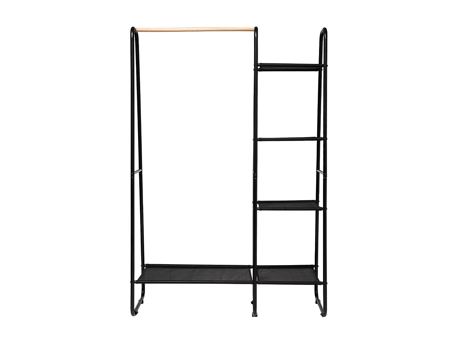 Portant à Vêtements & Étagères "Artemis" 150cm Noir