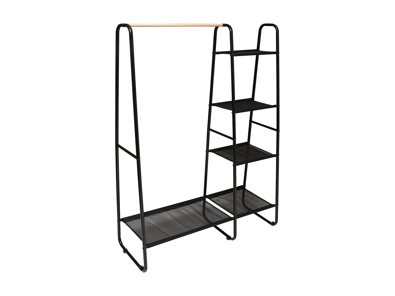 Portant à Vêtements & Étagères "Artemis" 150cm Noir