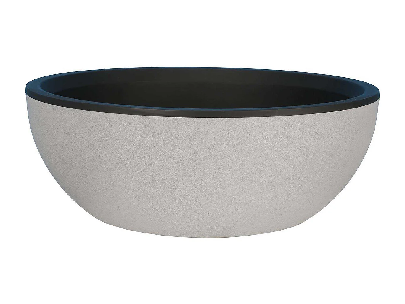 Ronde Bloempot met Graniet Effect 40 cm