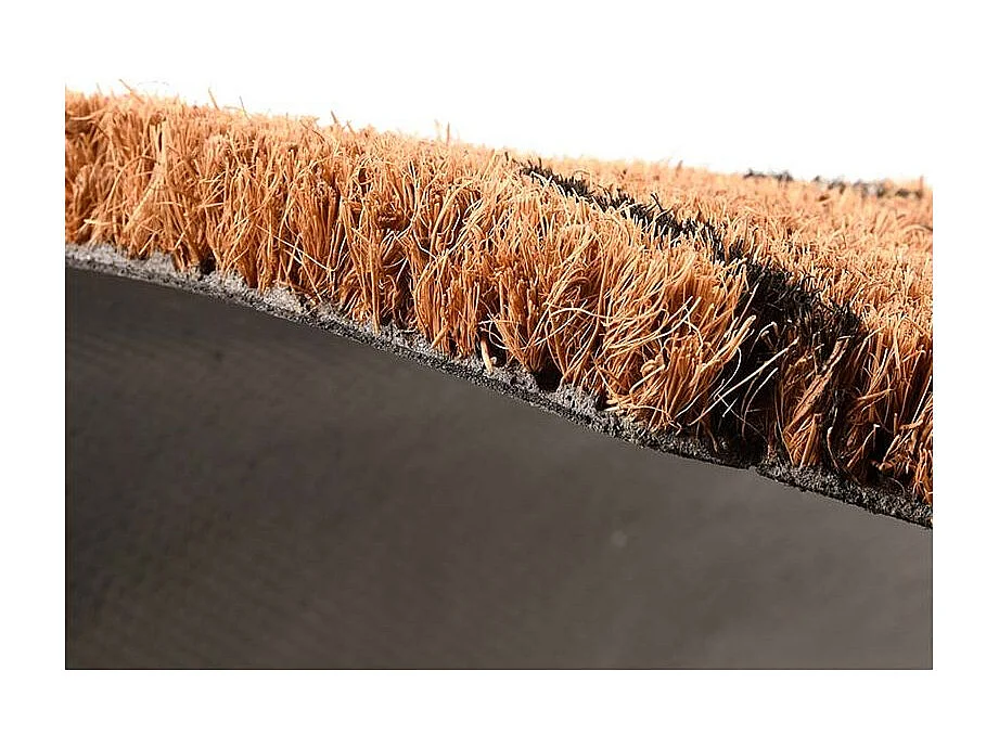 Paillasson animal en fibres de coco revers antidérapant Hérisson