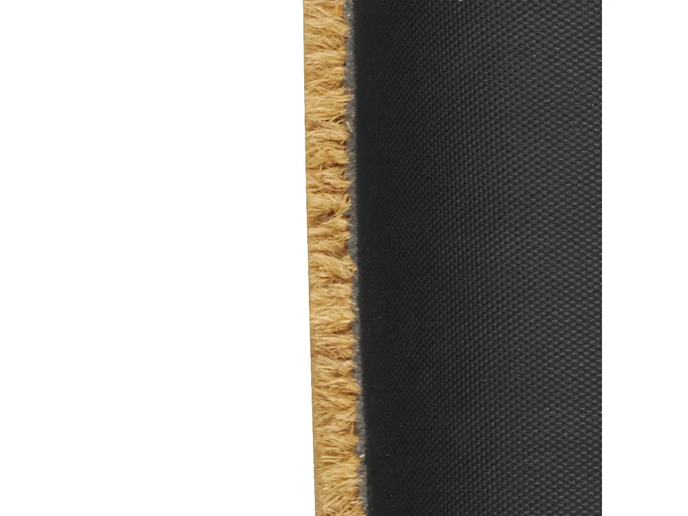 Petit paillasson en coco 55 x 25 cm Coeur bienvenue