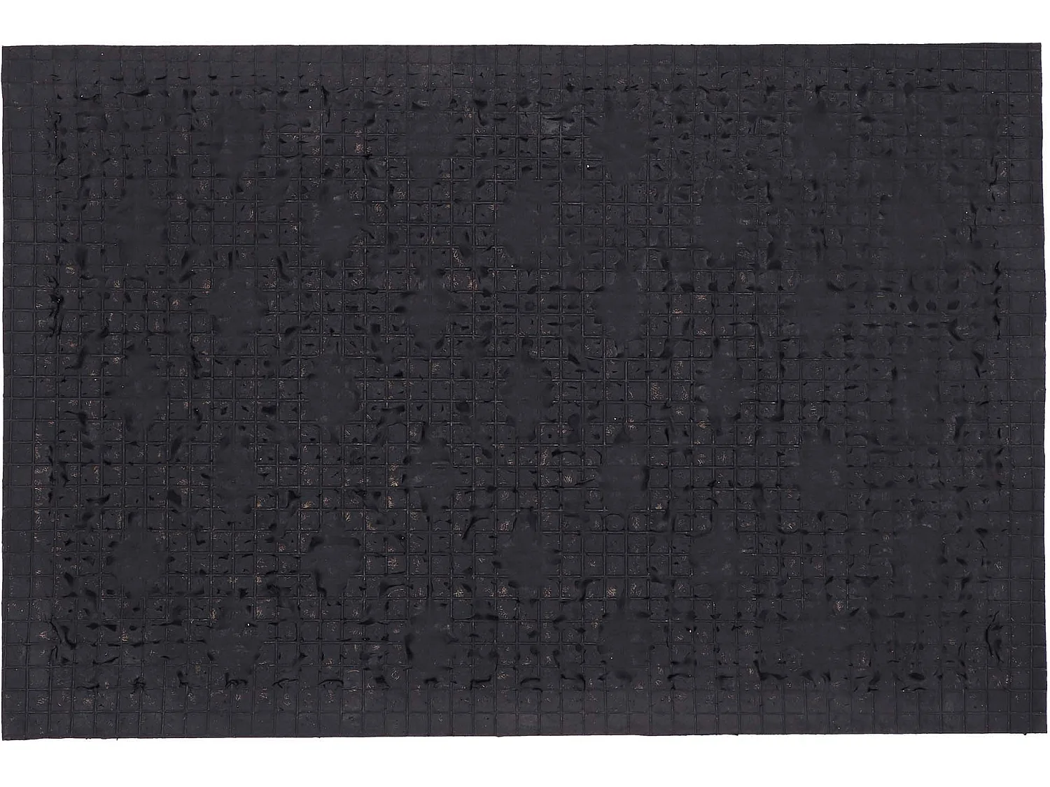 Paillasson en fibres de coco et caoutchouc 60 x 40 cm Losanges