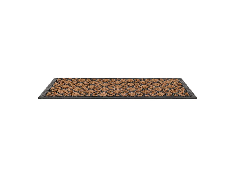 Paillasson en fibres de coco et caoutchouc 60 x 40 cm Losanges
