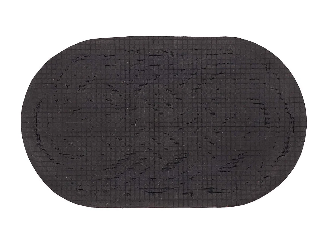 Paillasson en fibres de coco tissé et caoutchouc