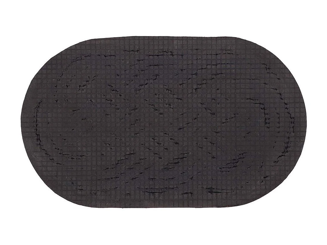 Paillasson en fibres de coco tissé et caoutchouc