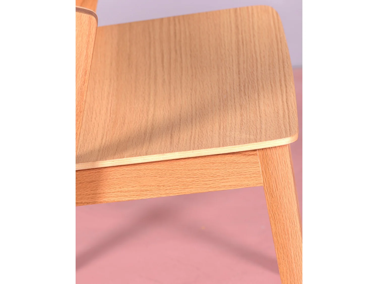 Cadeira escandinava em madeira de carvalho natural - Soho - Carvalho