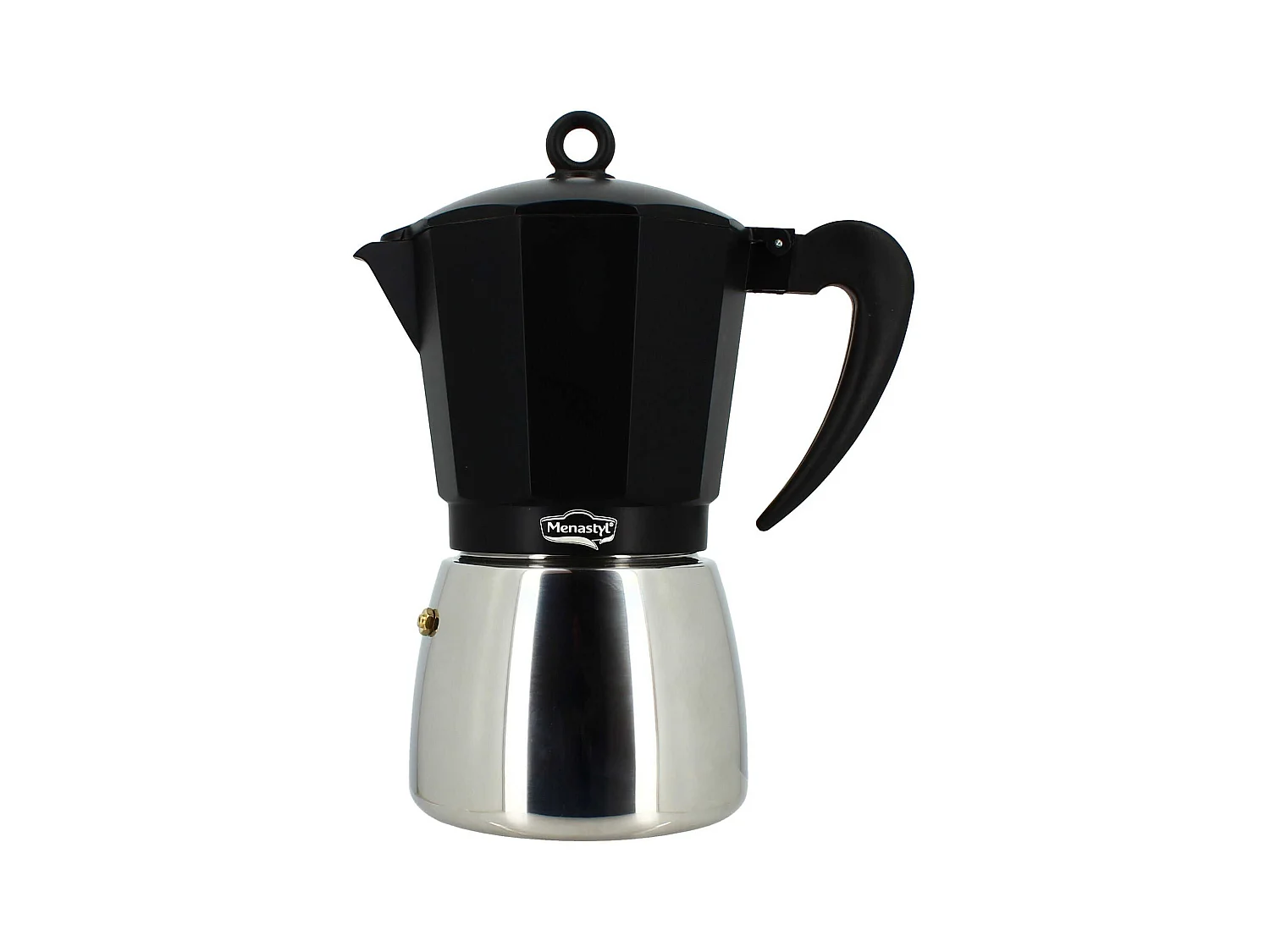 Menastyl - Cafetiere 12 Tasses Moka En Aluminium Induction 736ml