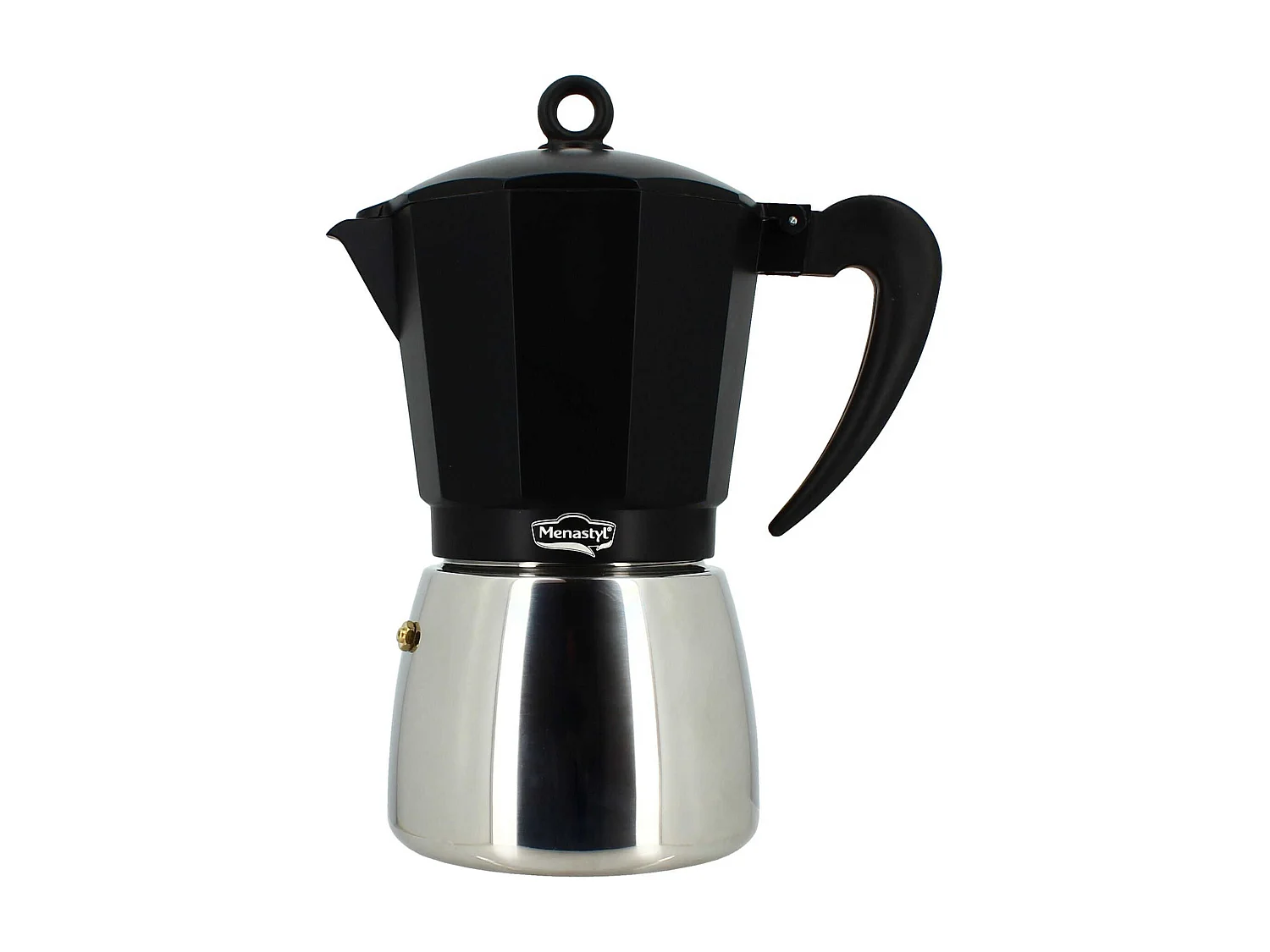 Menastyl - Cafetiere 12 Tasses Moka En Aluminium Induction 736ml