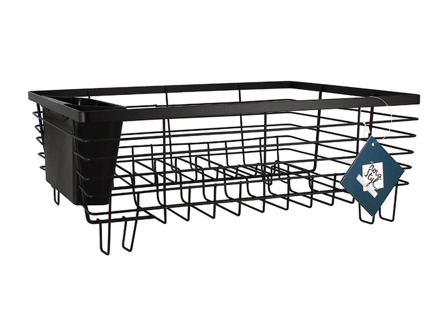 Novastyl - Egouttoir A Vaisselle En Metal Noir