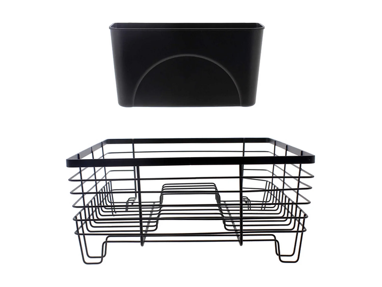 Novastyl - Egouttoir A Vaisselle En Metal Noir