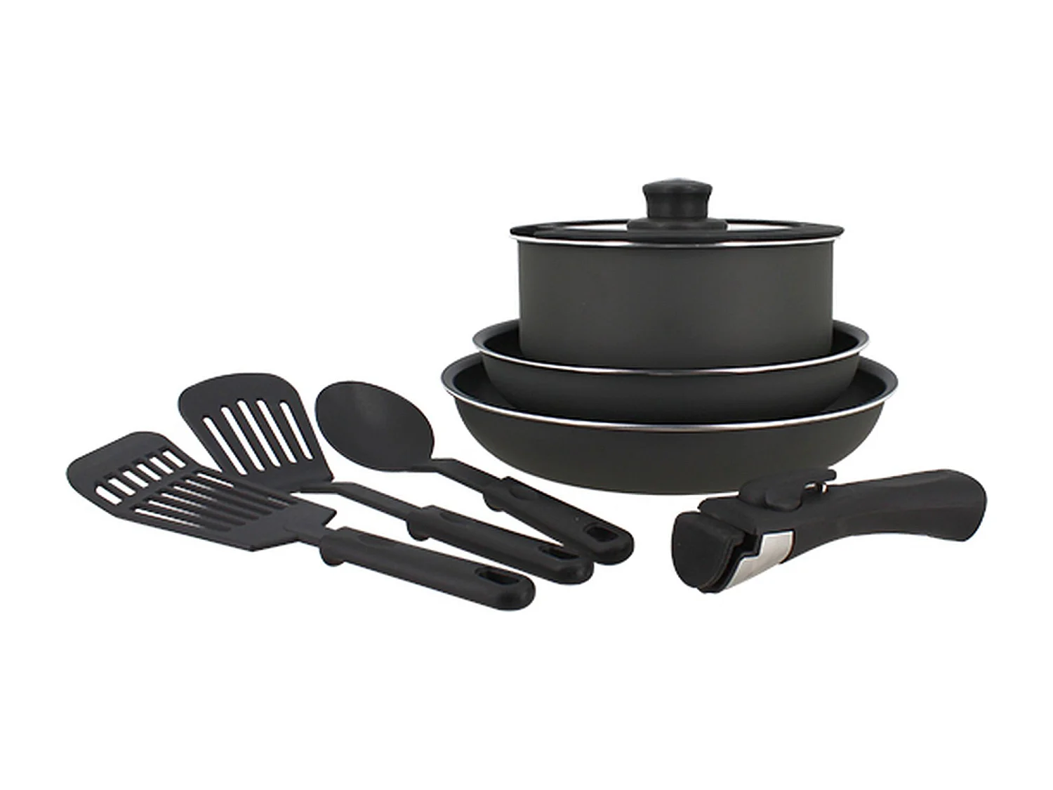Menastyl - Service 8 Pièces Iris En Aluminium Induction