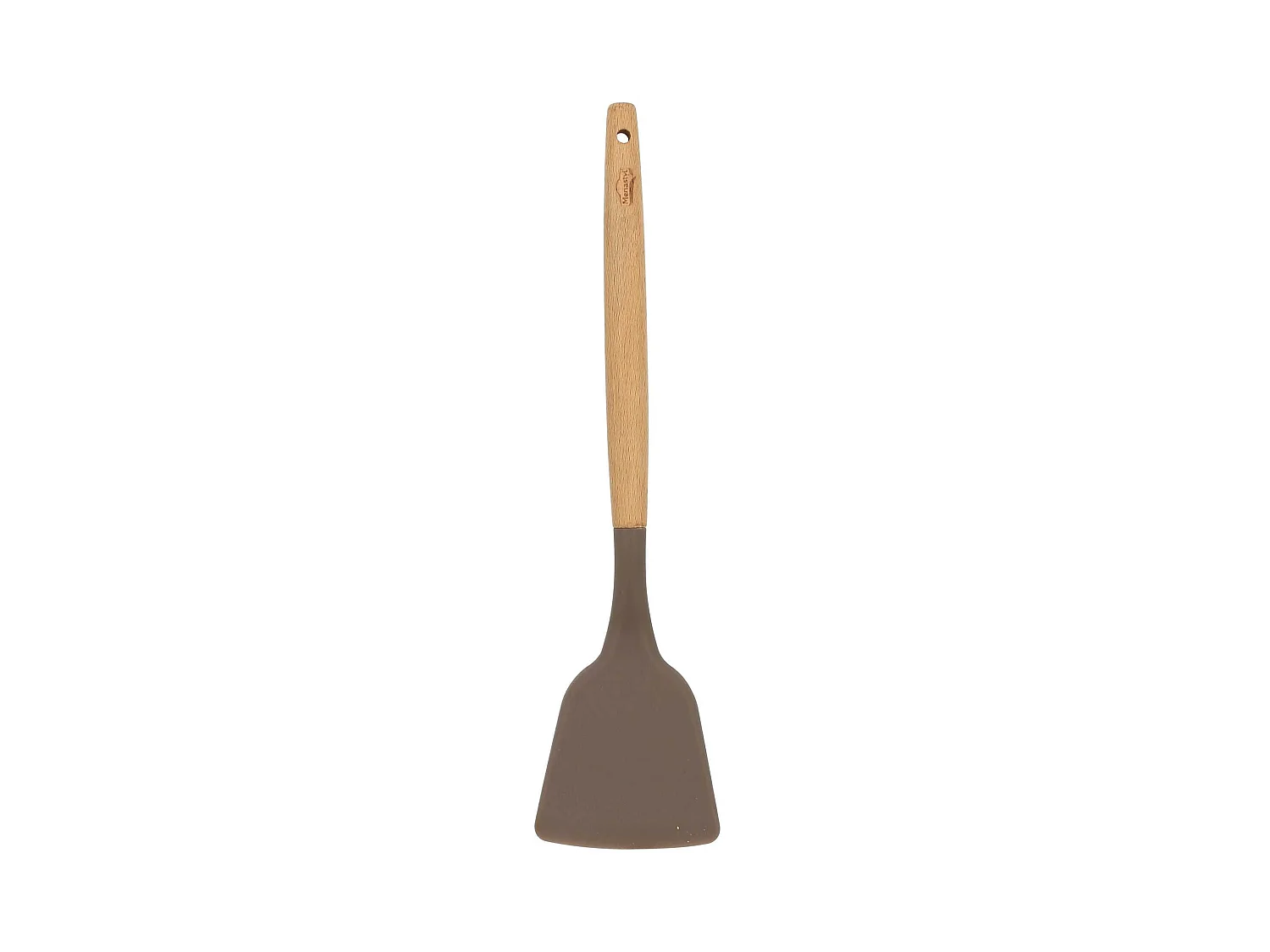 Menastyl - Spatule Eliott En Silicone Avec Manche En Bois De Hetre