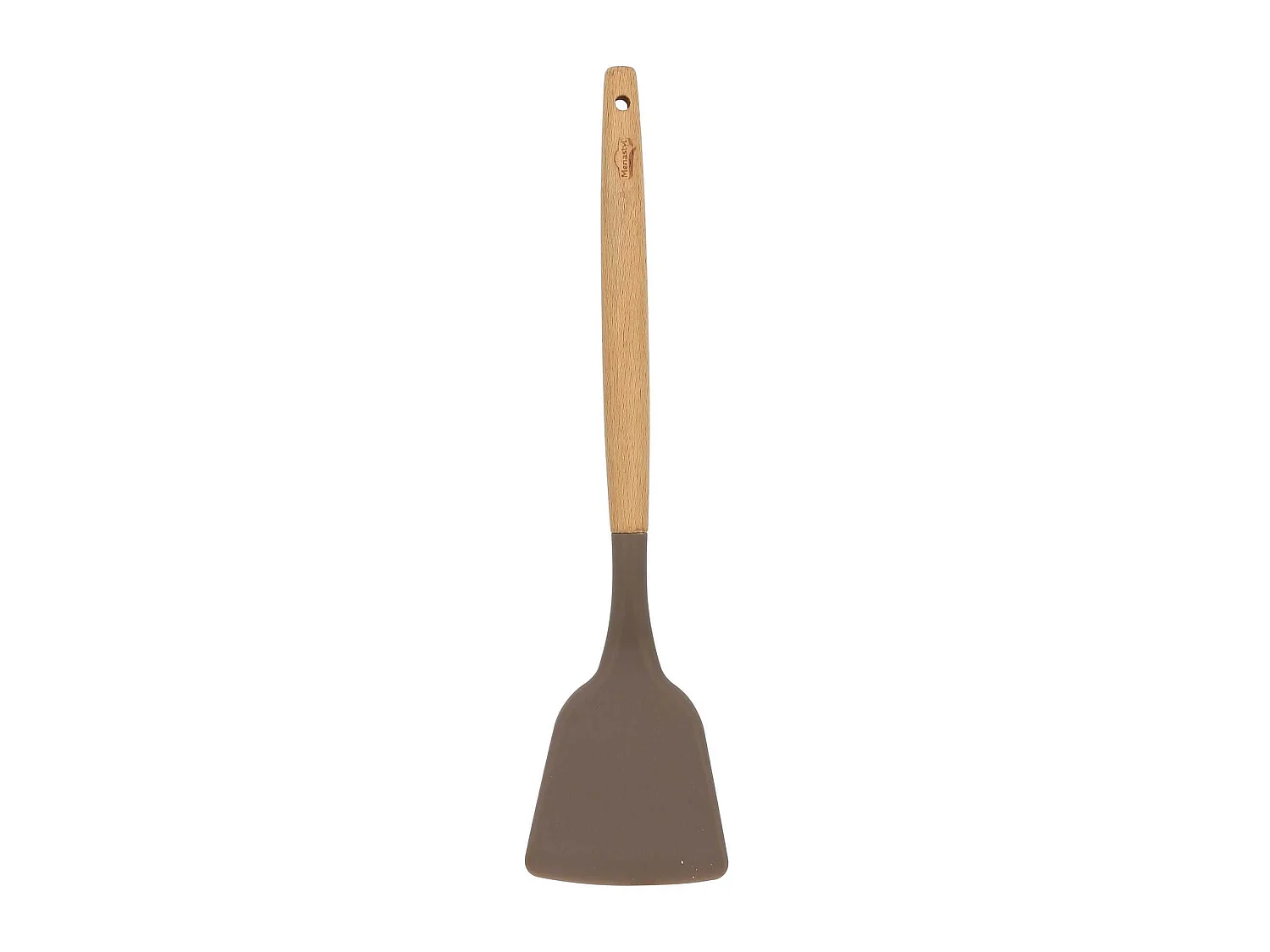 Menastyl - Spatule Eliott En Silicone Avec Manche En Bois De Hetre