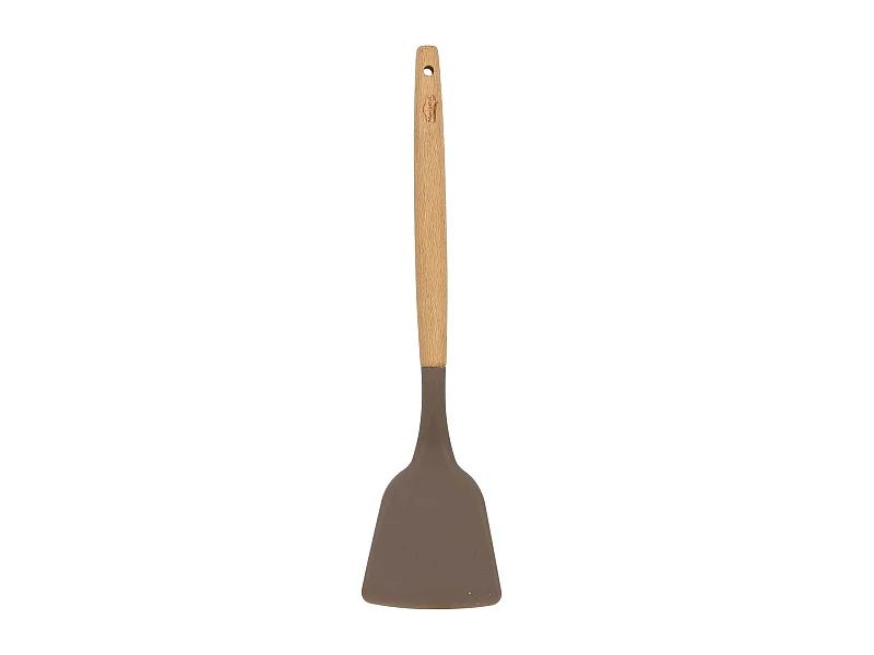 Menastyl - Spatule Eliott En Silicone Avec Manche En Bois De Hetre