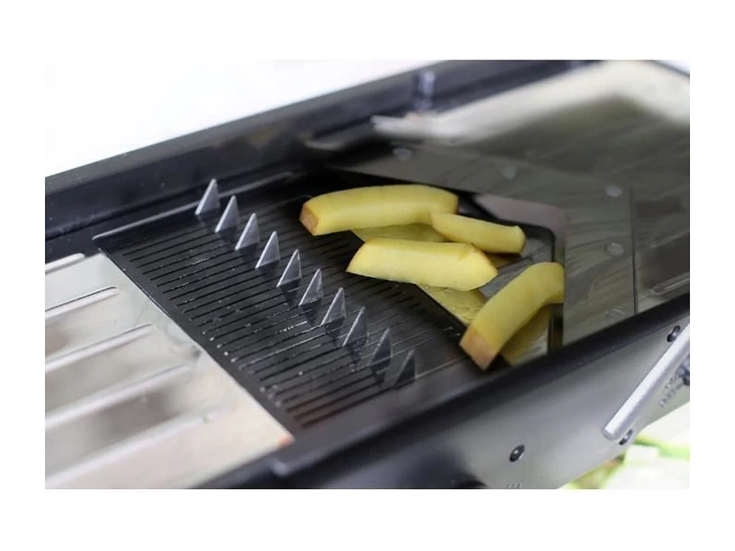 Menastyl - Mandoline Alix Deluxe Noire 2 Lames