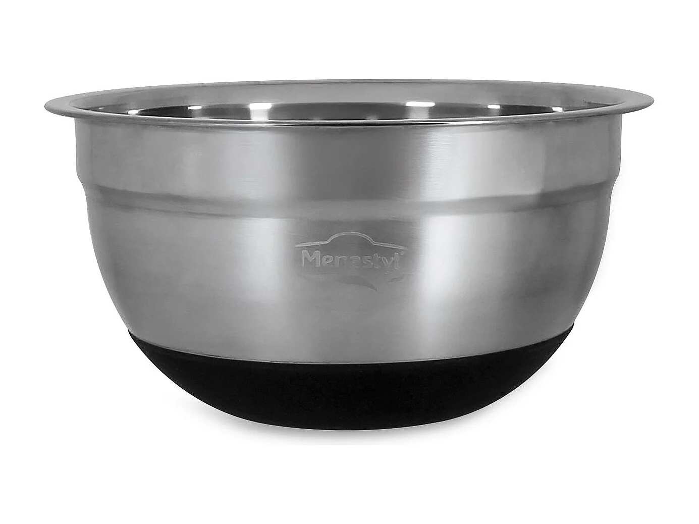 Menastyl - Bol A Melanger En Acier Inoxydable 18cm 1.3l Anti Derapant
