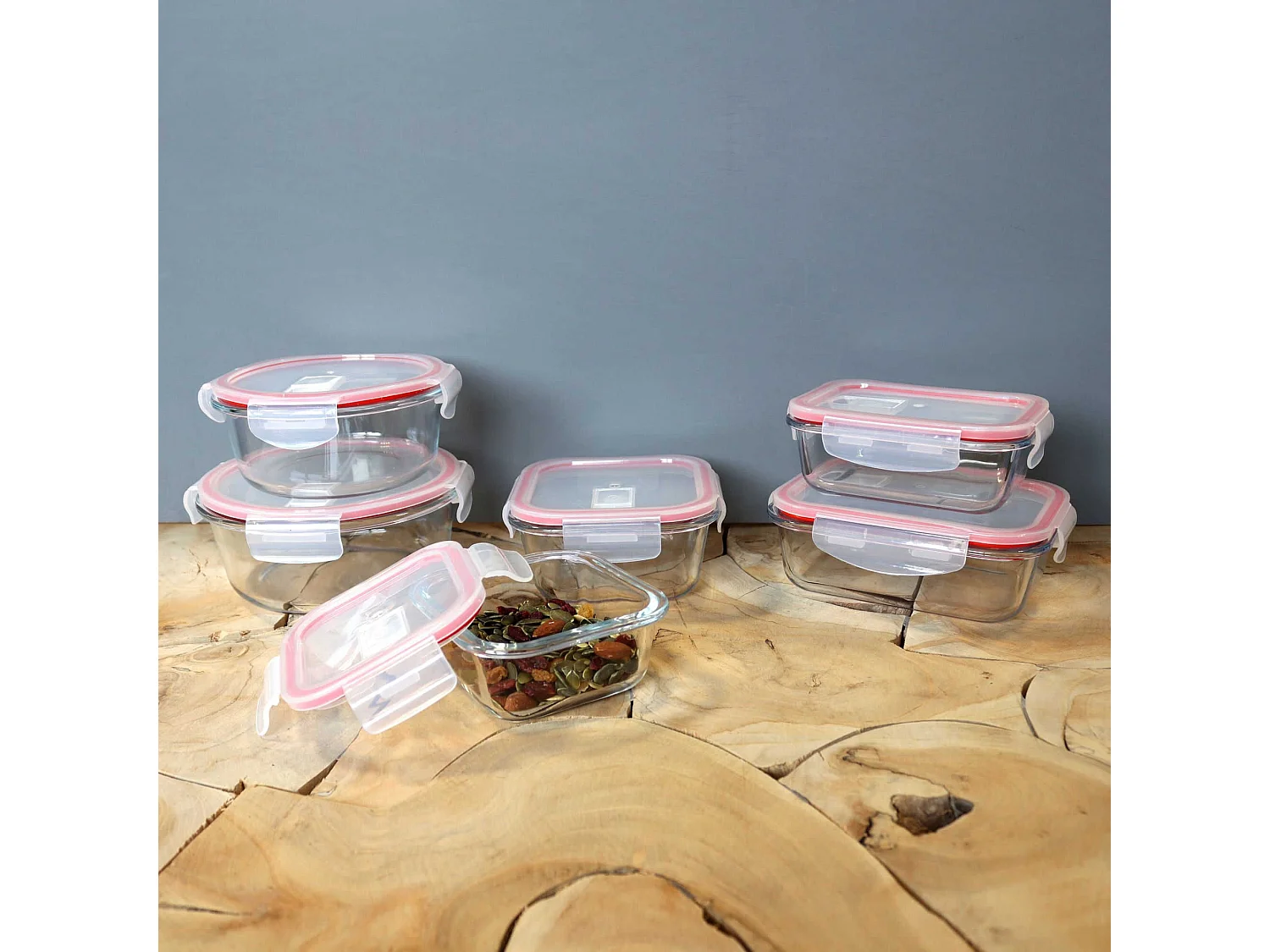 Menastyl - Boite Hermetique Rectangulaire +couvercle 1040ml Clementine