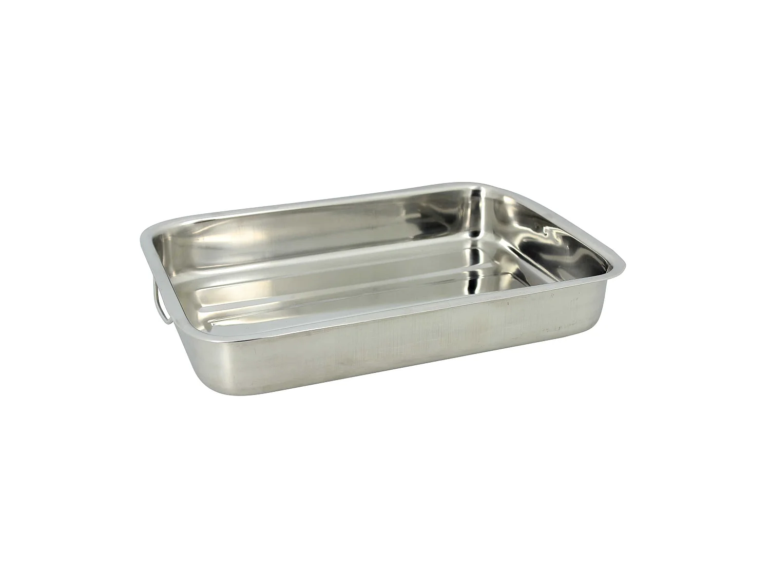 Menastyl - Plat A Four Rectangle Harry 40x28 Cm En Inox Avec Poignees
