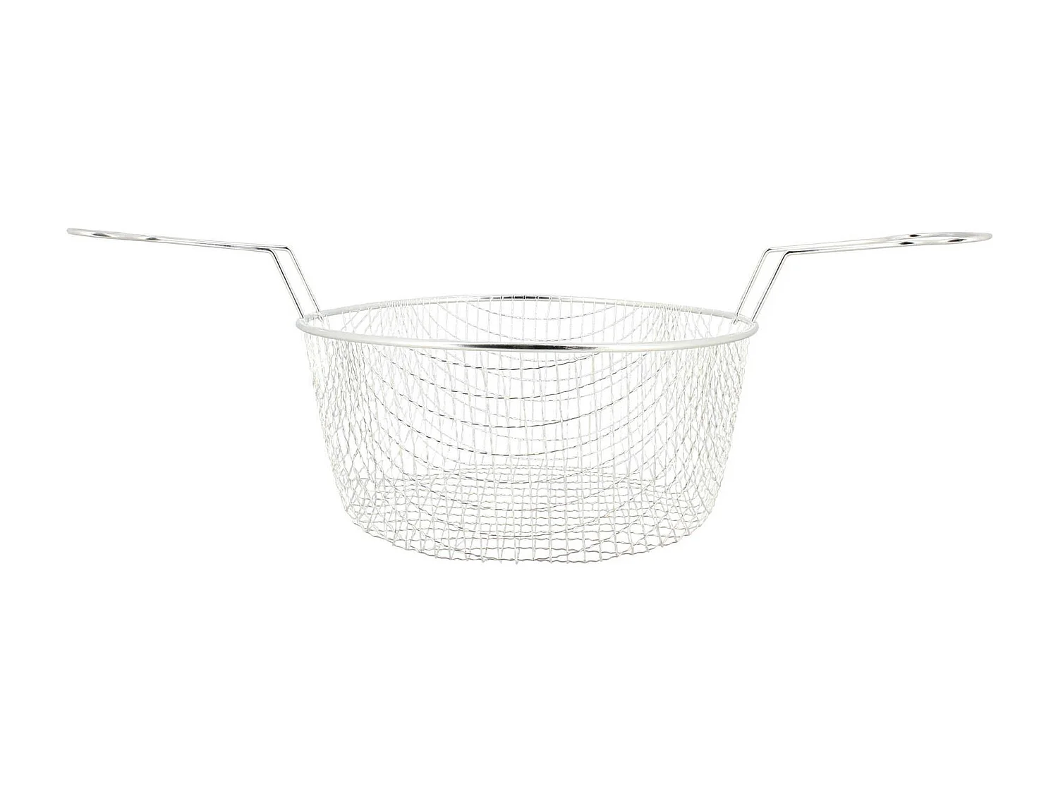 Menastyl - Friteuse Du Nord 28 Cm En Acier Emaille Noir Avec Panier