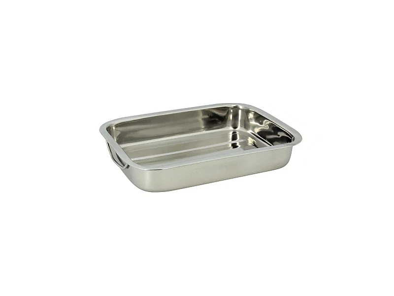 Menastyl - Plat A Four Rectangle Harry 30x21cm En Inox Avec Poignees