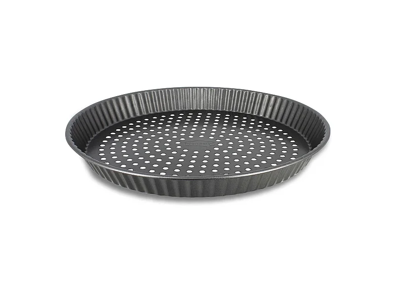 Menastyl - Moule A Tarte Perfore Amandine 30cm En Acier Inox Anti Adhesif