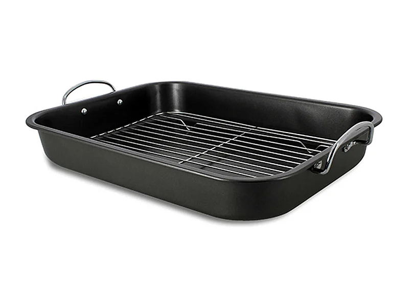 Menastyl - Plat Rotisserie Avec Grille 43,5x29cm Amandine