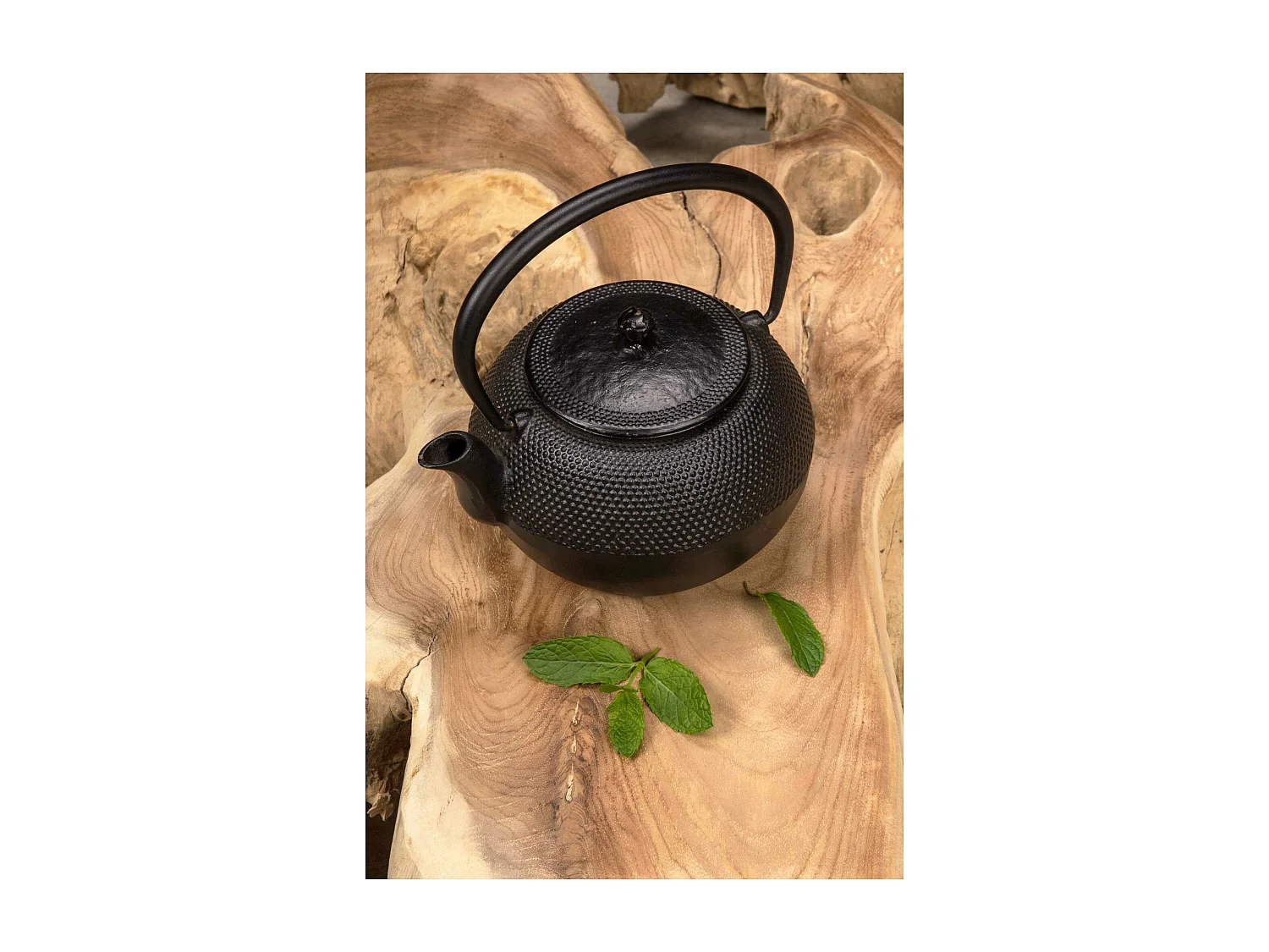 Novastyl - Theiere Osaka 1.2l En Fonte Noire