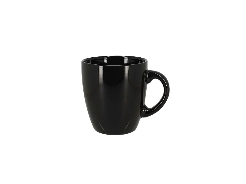 Novastyl - Tasse Vita 18cl Noir En New Bone China
