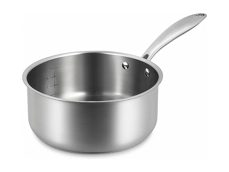 Menastyl - Casserole Triply 20cm En Acier Inoxydable - Made In France