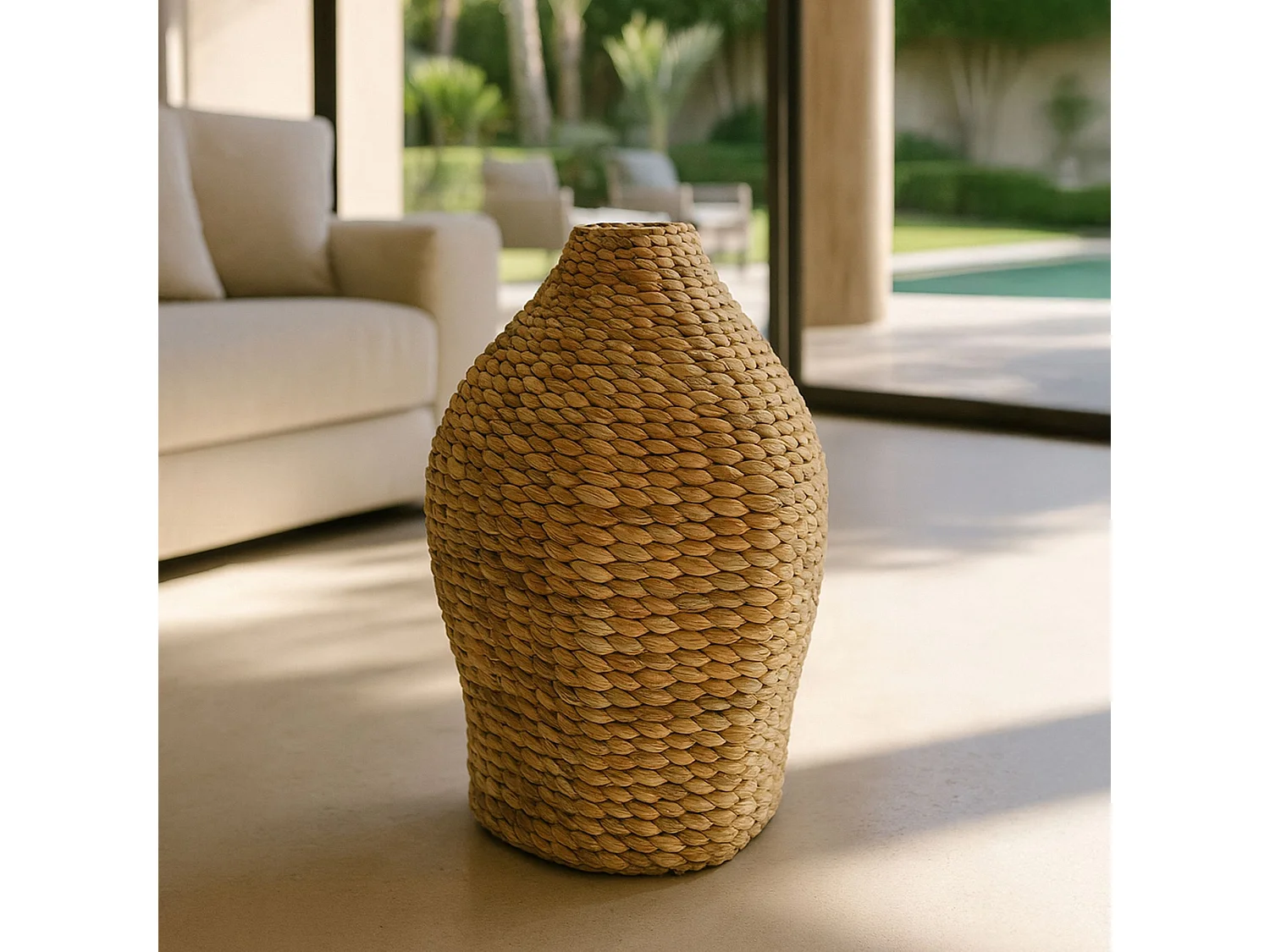 Now's Home - Jarre Decorative En Jacinthe D'eau D32xh47cm Alia