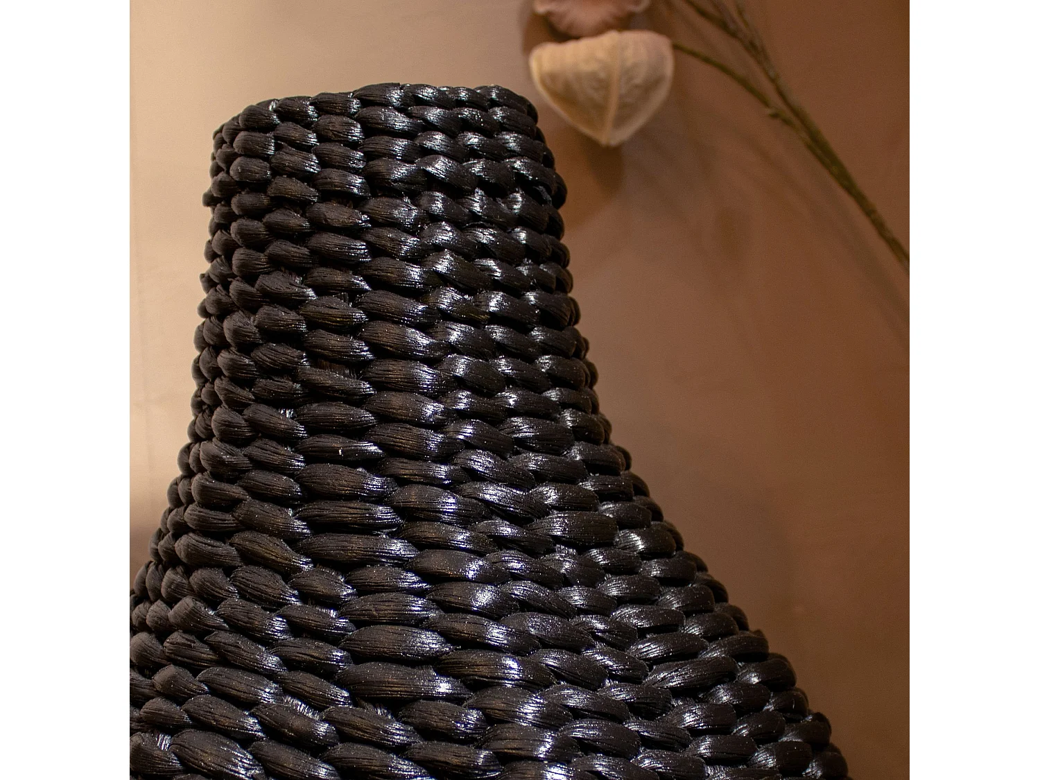 Now's Home - Jarre Decorative En Jacinthe D'eau Noire D34xh57cm Amani