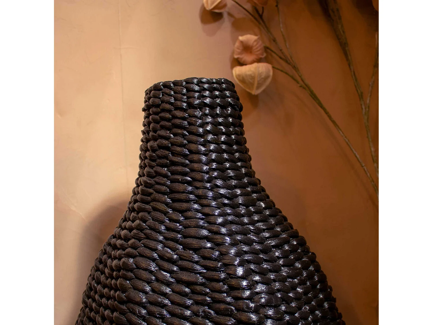 Now's Home - Jarre Decorative En Jacinthe D'eau Noire D34xh57cm Amani