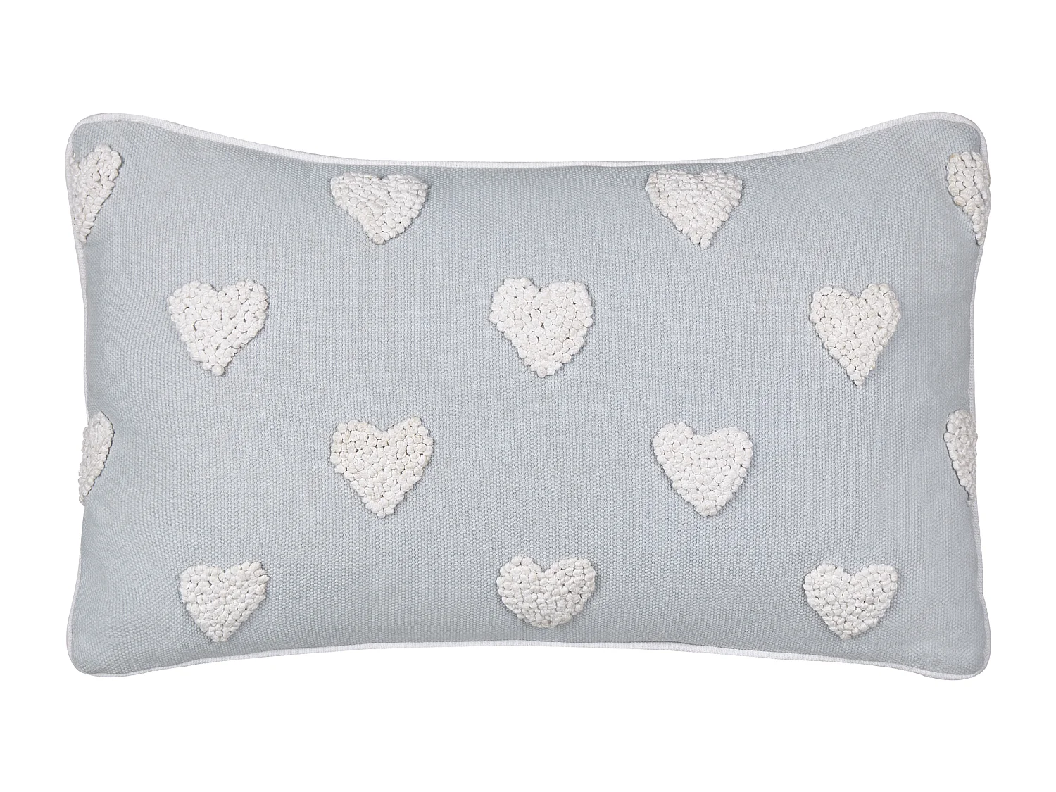 Set di 2 cuscini cotone grigio 30 x 50 cm GAZANIA