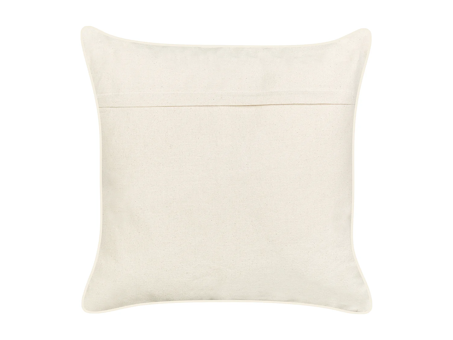 Almofada decorativa KELP Linho 45 x 45 cm Creme Padrão animal