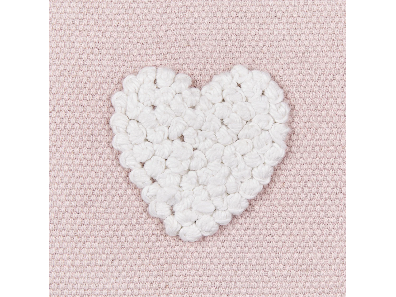 Sierkussen geborduurd roze 45 x 45 cm GAZANIA