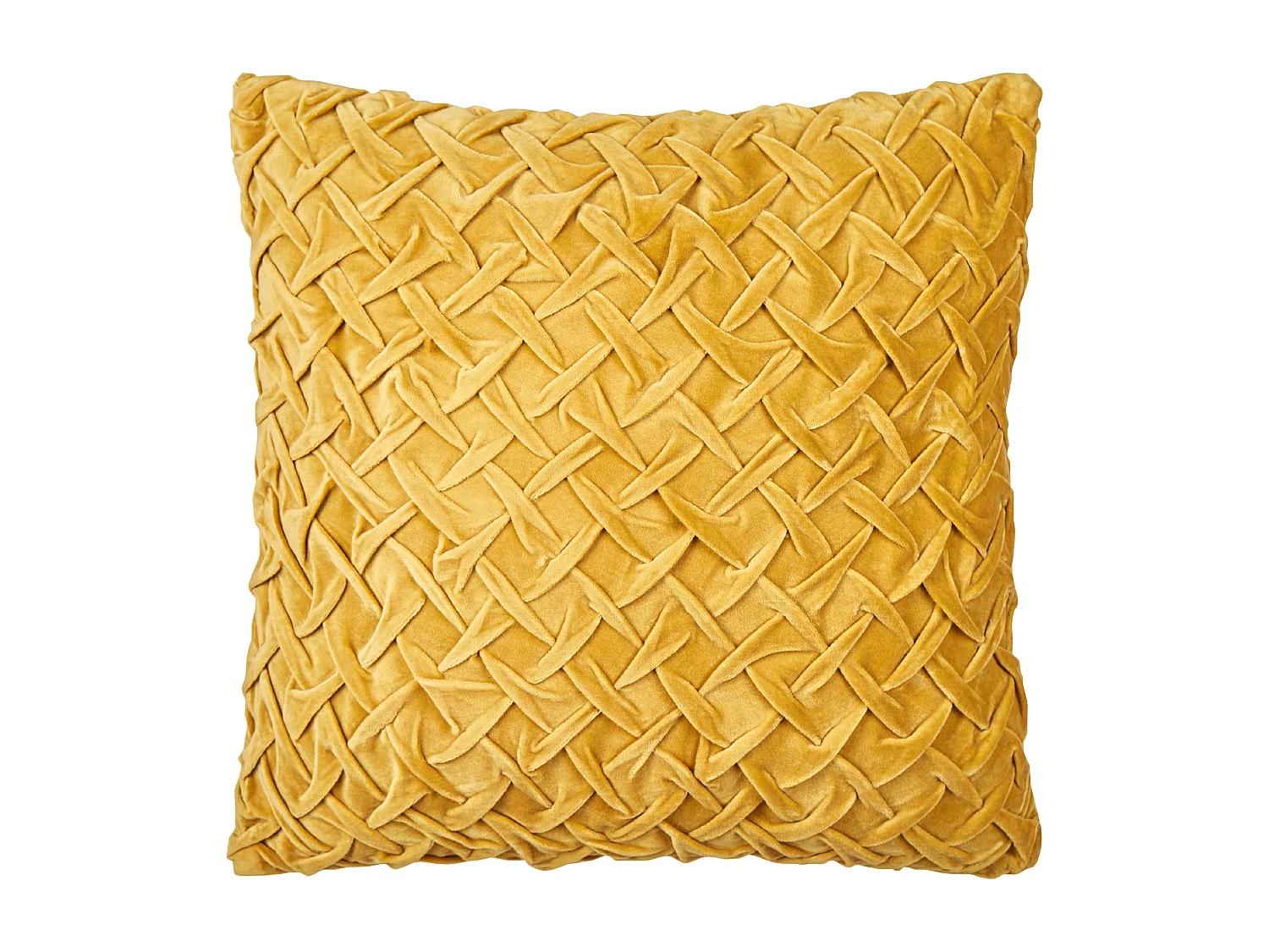 Set van 2 decoratieve kussens CHOISYA Katoen 45 x 45 cm Geel Effen