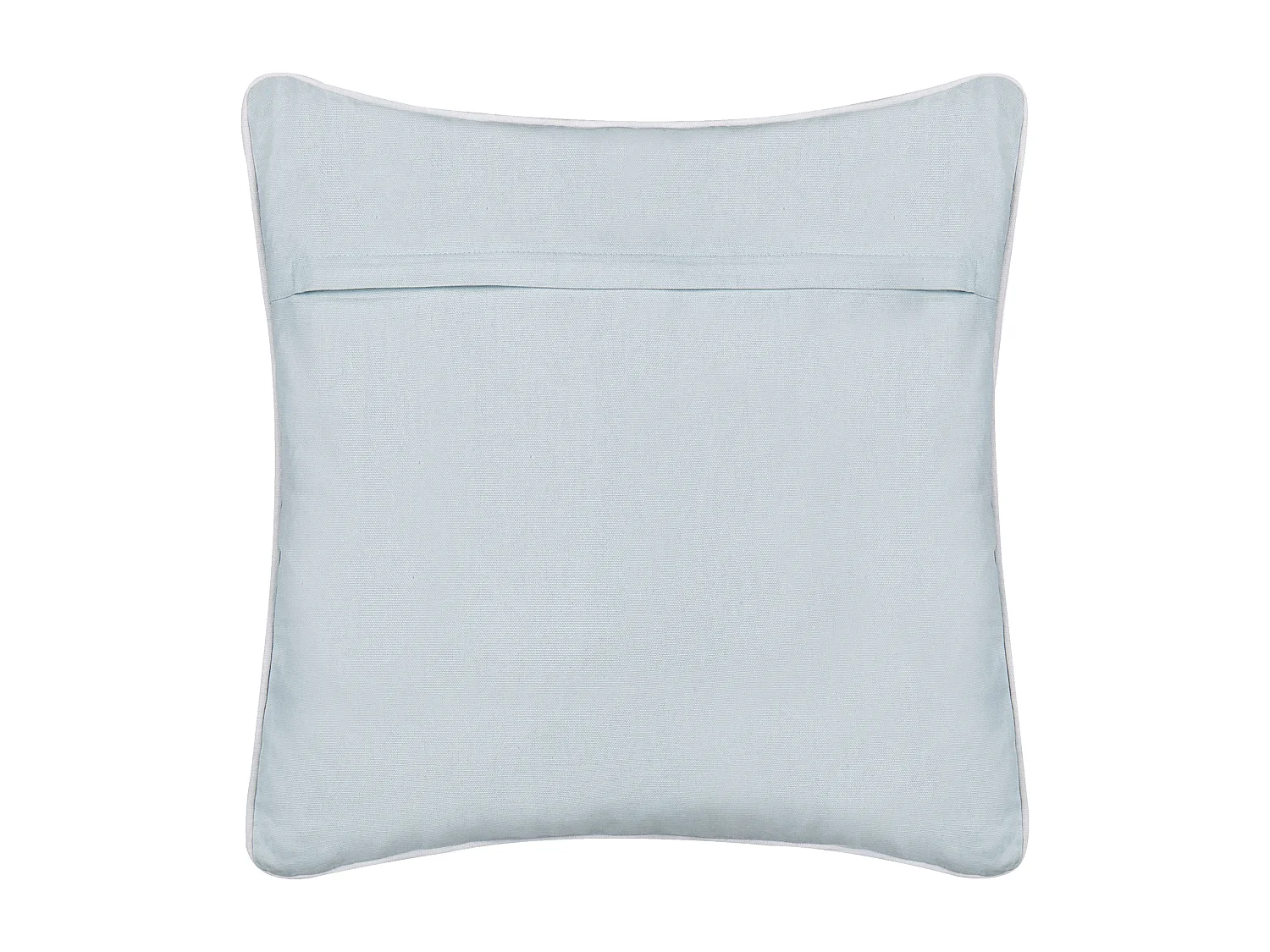 Lot de 2 coussins décoratifs GAZANIA Coton 45 x 45 cm Gris clair