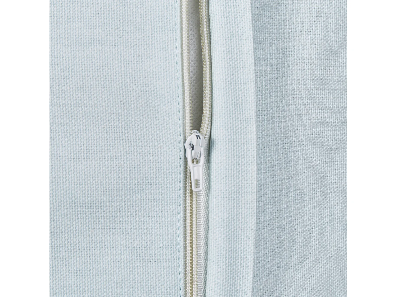 Lot de 2 coussins décoratifs GAZANIA Coton 45 x 45 cm Gris clair