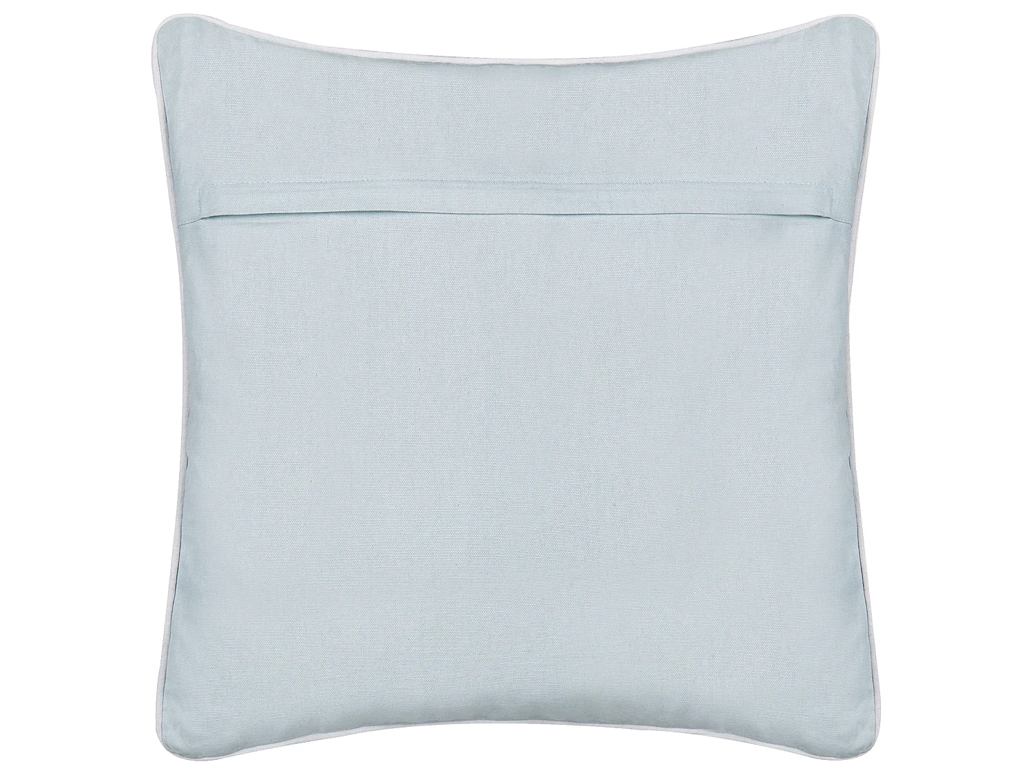 Lot de 2 coussins en coton brodé à motif de cœurs gris 45 x 45 cm GAZANIA