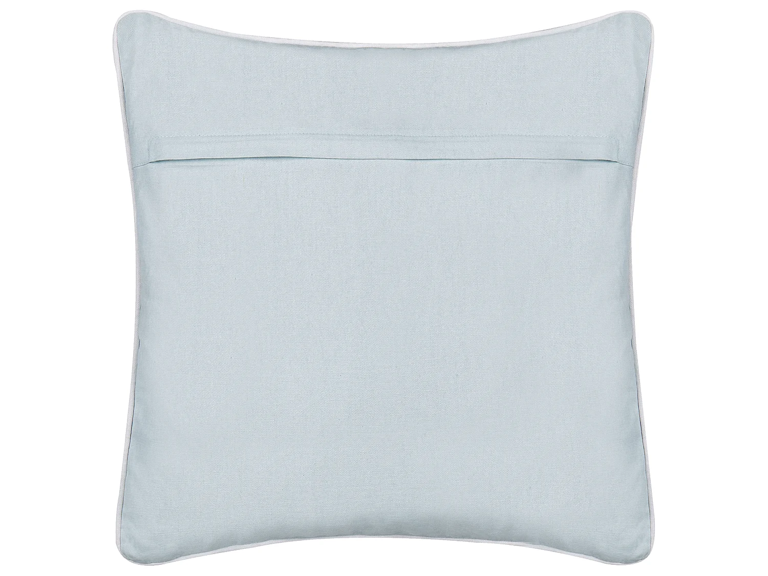 Lot de 2 coussins en coton brodé à motif de cœurs gris 45 x 45 cm GAZANIA