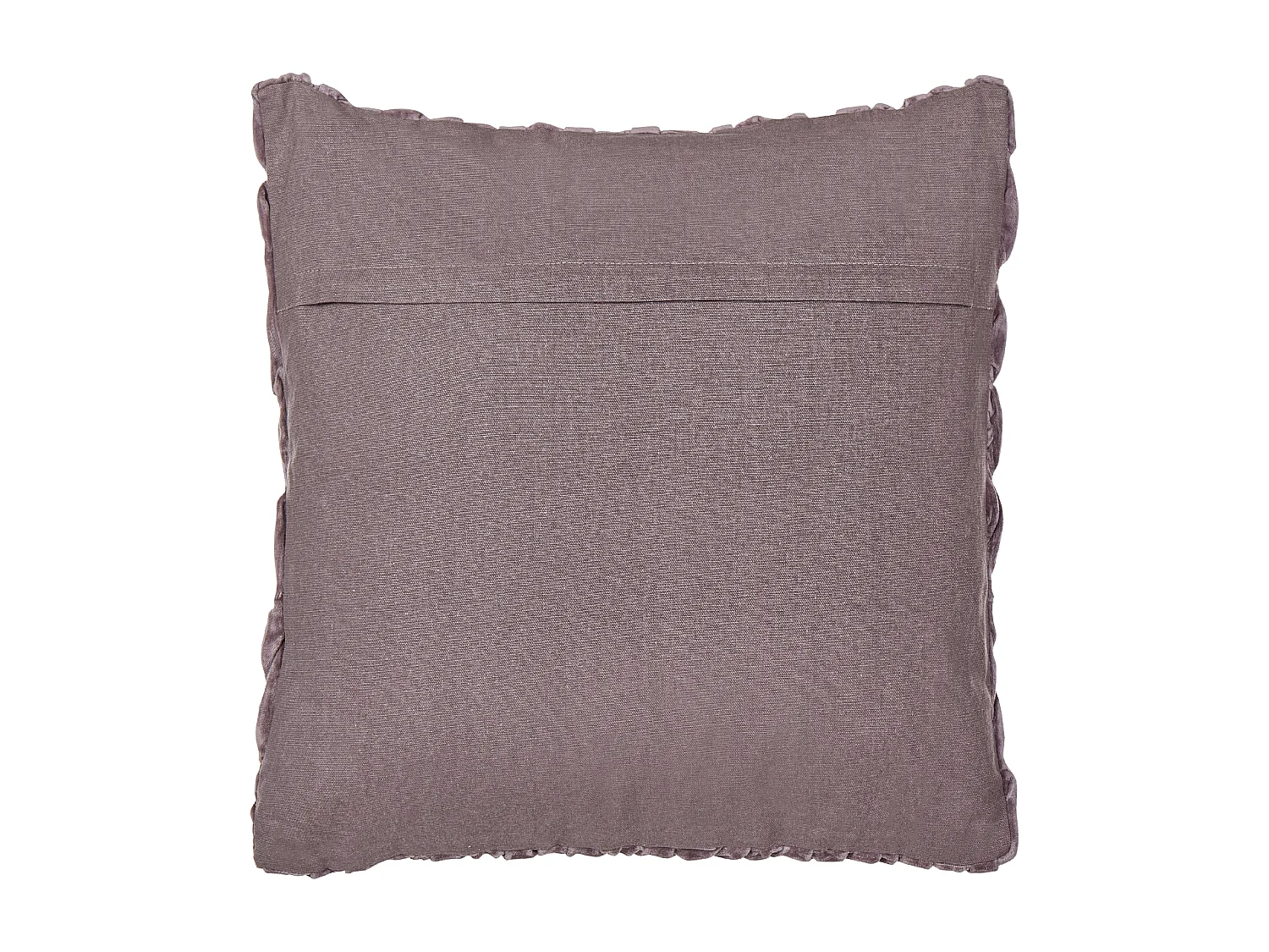 Dekokissen CHIRITA Samtstoff 45 x 45 cm Violett Ohne Muster