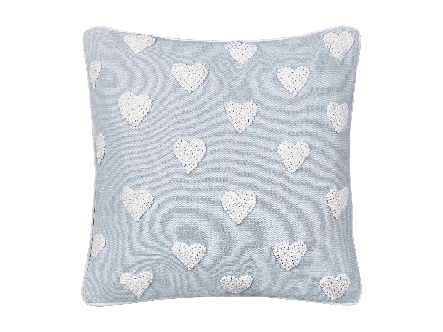 Sierkussen geborduurd grijs 45 x 45 cm GAZANIA