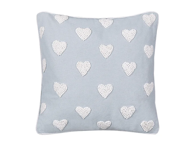 Cuscino cotone grigio 45 x 45 cm GAZANIA