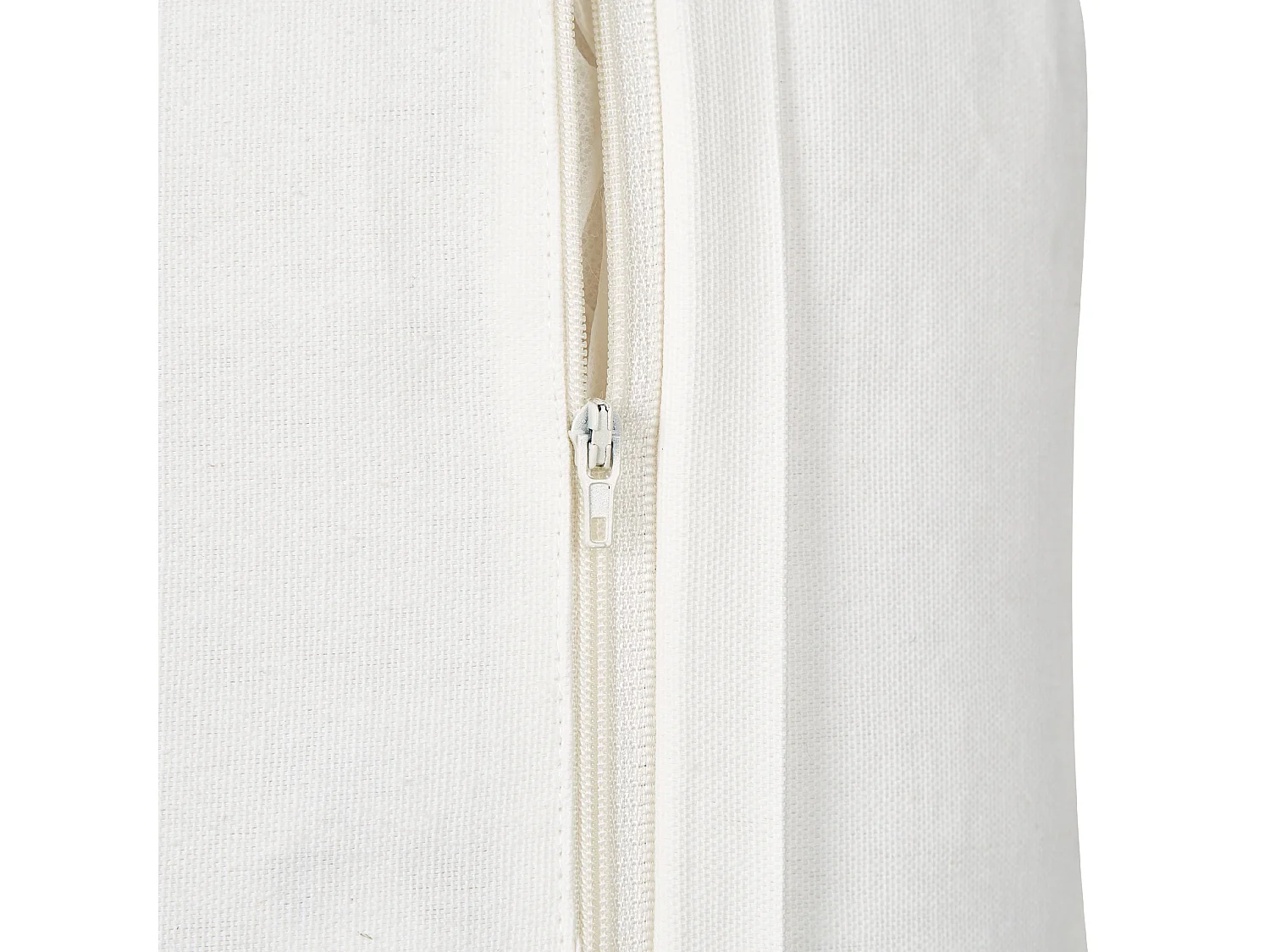 Coussin DILLENIA Coton 45 x 45 cm Blanc