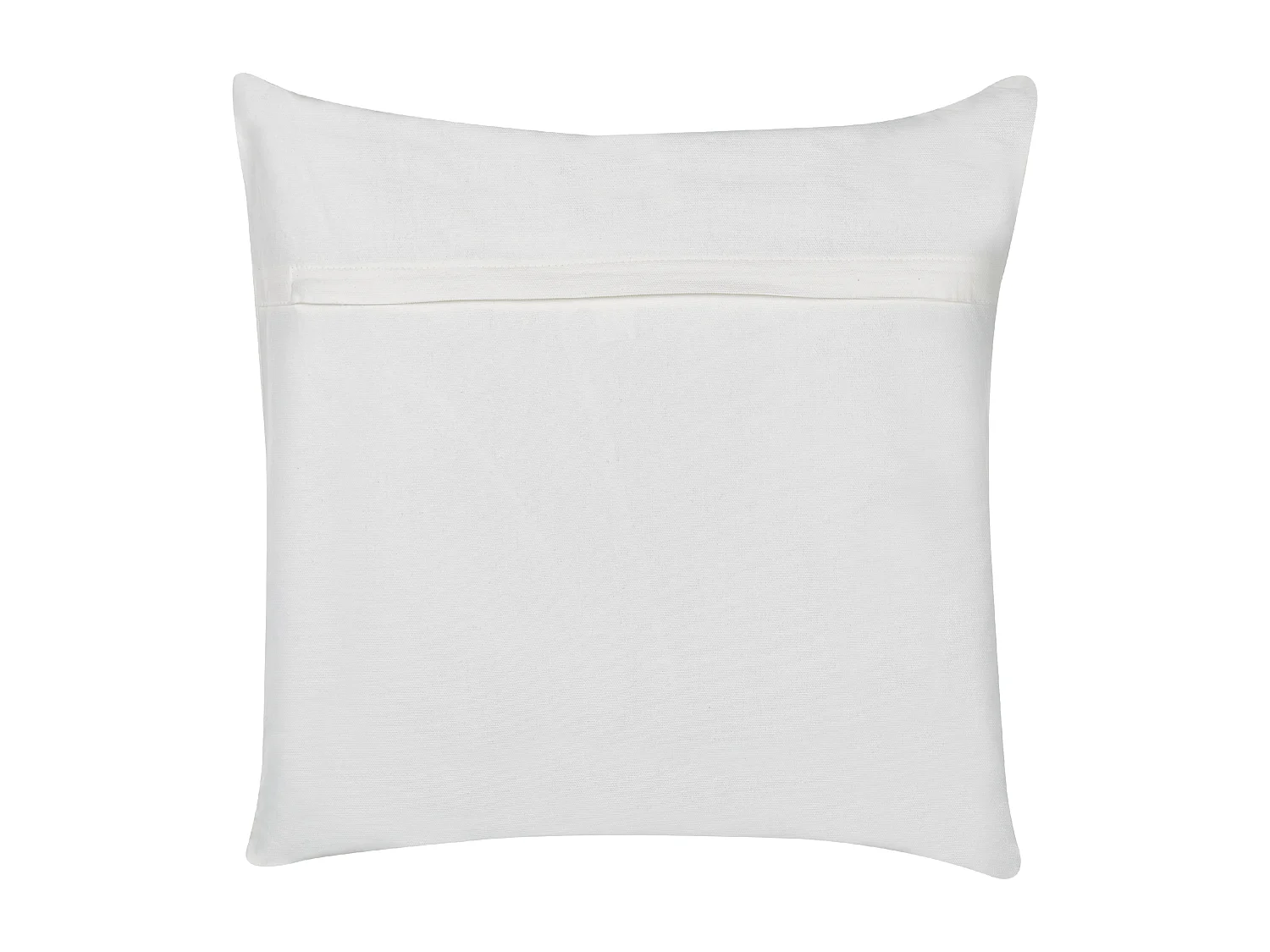 Coussin DILLENIA Coton 45 x 45 cm Blanc