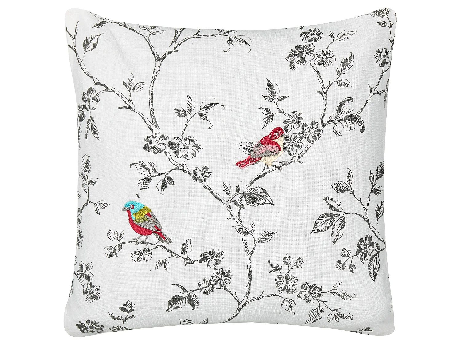 Throw Cushion DILLENIA Cotton 45 x 45 cm White
