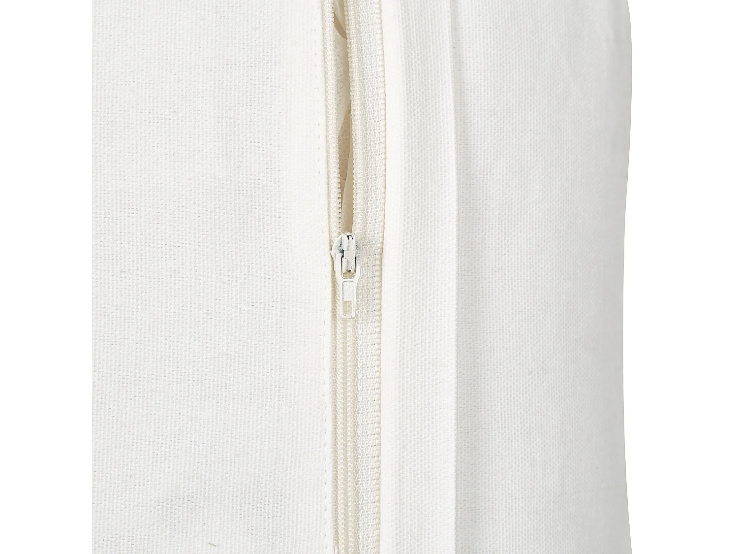 Lot de 2 coussins en coton brodé à motif d'oiseaux blanc 45 x 45 cm DILLENIA