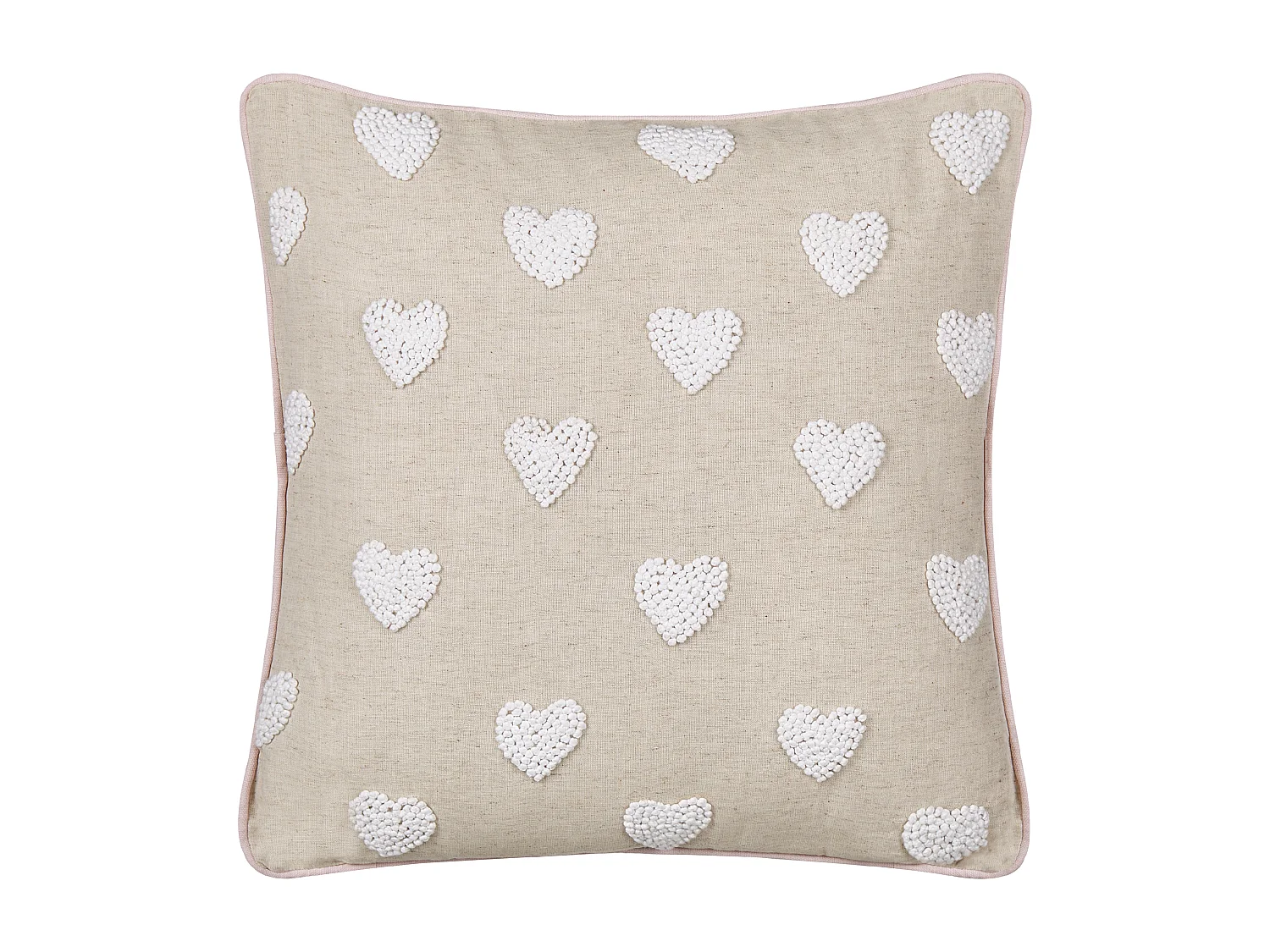 Coussin GAZANIA Coton 45 x 45 cm Beige