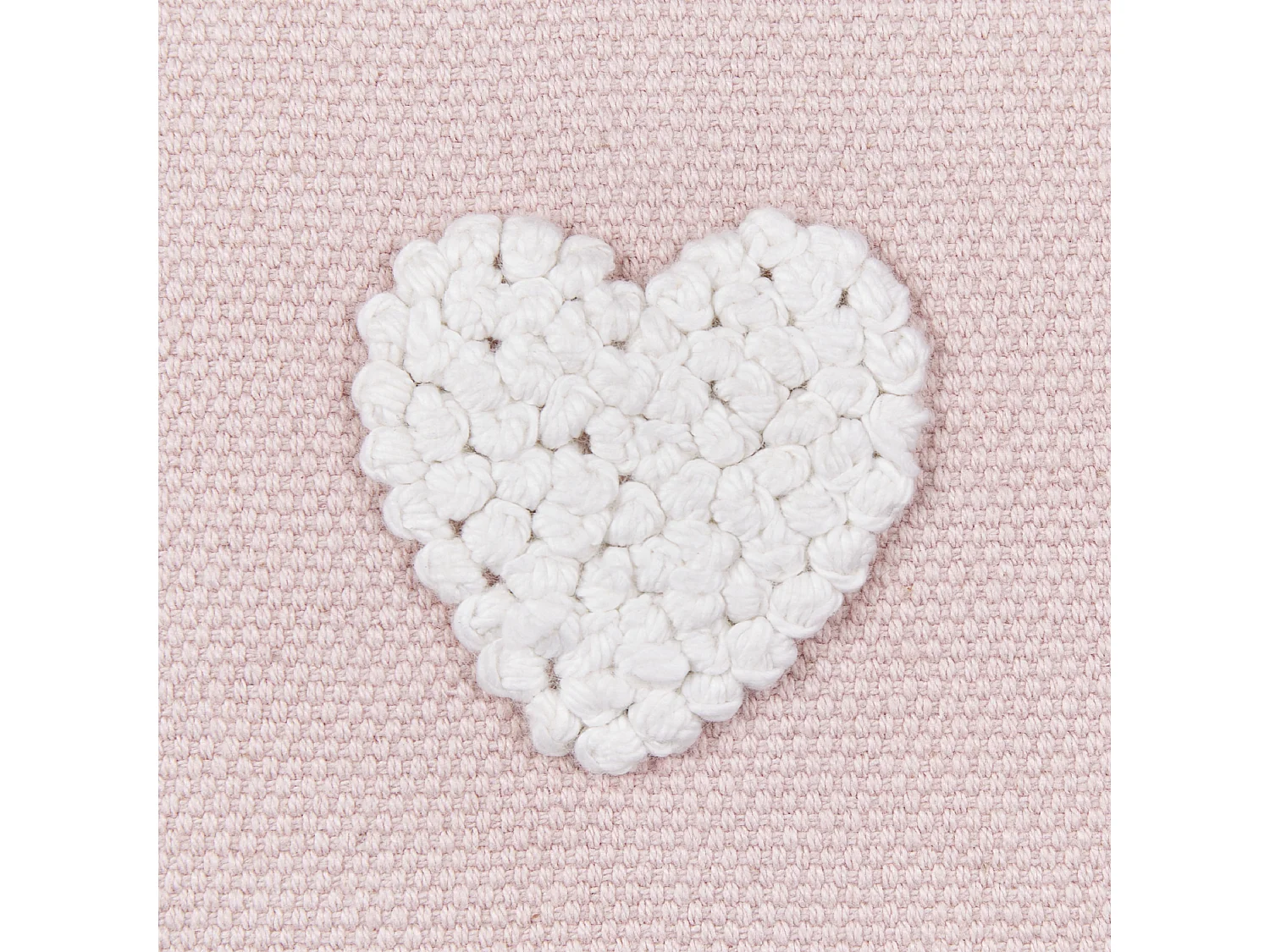 Sierkussen geborduurd roze 30 x 50 cm GAZANIA