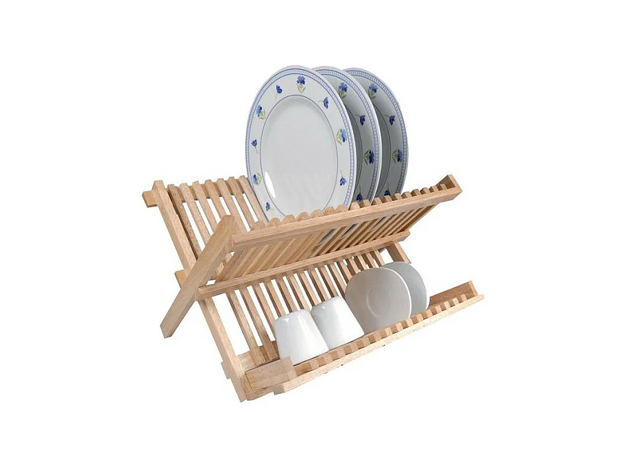 Egouttoir pliable bois 41,5x32x25cm (EM.097) METALTEX - 69043410080